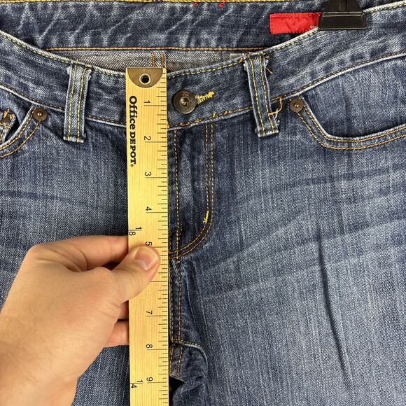 X2 Quality Denim Capri Pants Women’s Size 8 Blue Denim Low Rise - Picture 4 of 12
